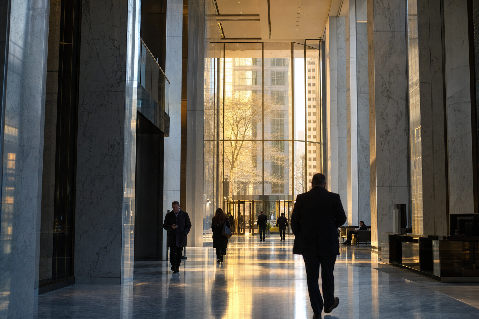 Photograph from the financials sector illustrating the Abacus Global Management, Inc. insider-trading story