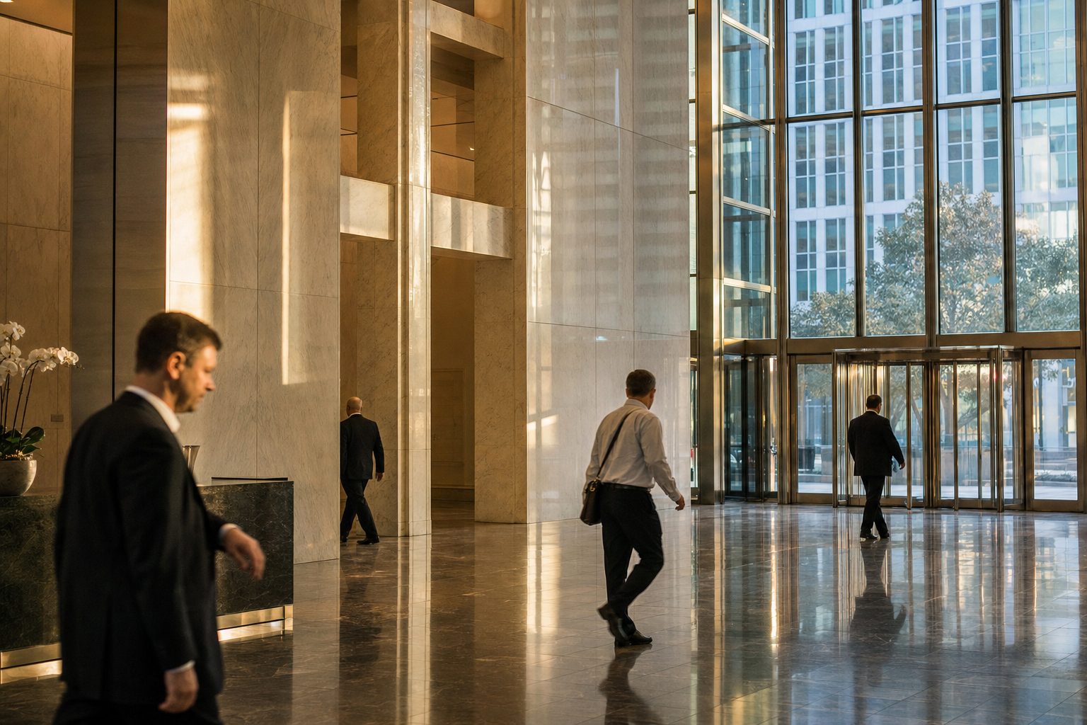 Photograph from the financials sector illustrating the ABC Arbitrage insider-trading story