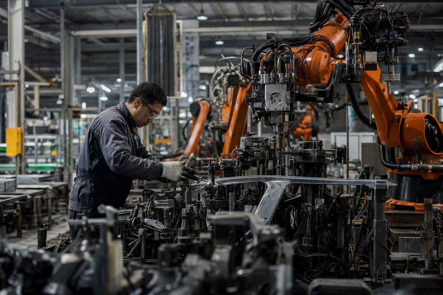 Photograph of a industrials setting illustrating the Addtech AB story
