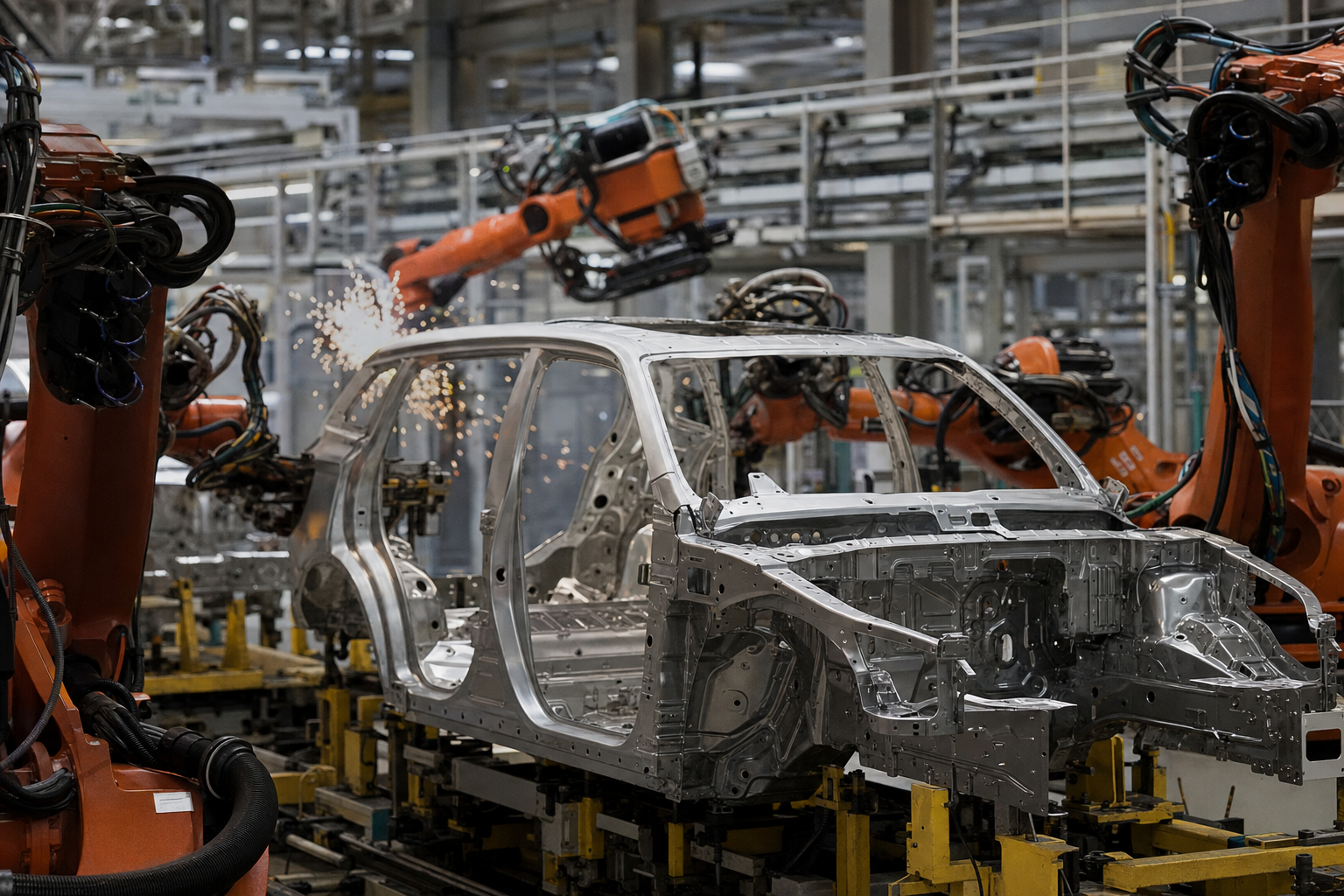 Photographie d'un environnement industriel illustrant l'histoire d'Allegion plc