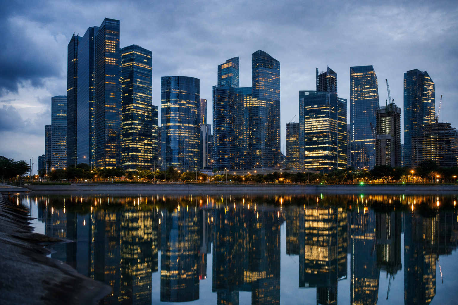 Photograph of a markets setting illustrating the Allianz story