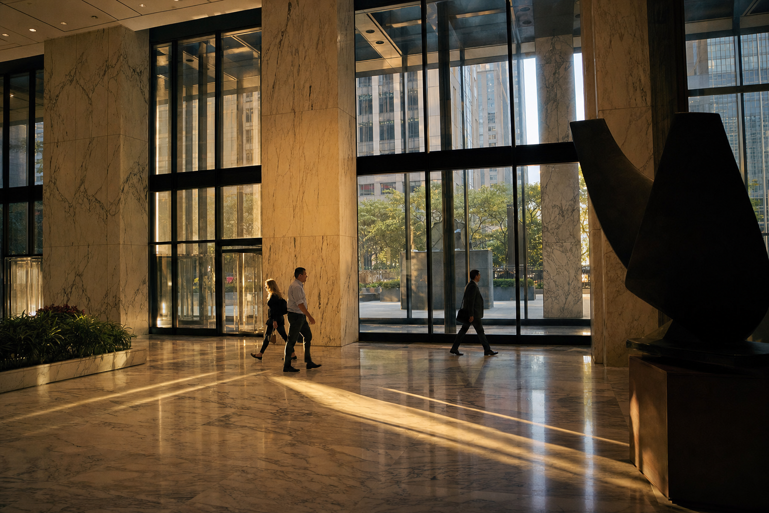 Photograph from the financials sector illustrating the AMUNDI insider-trading story