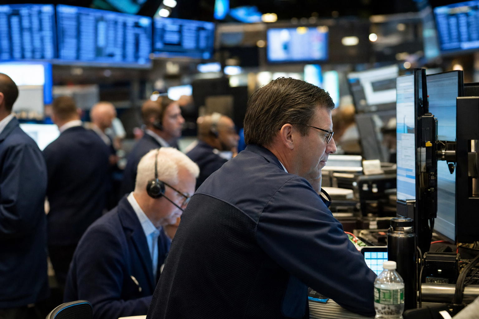 Photograph of a financials setting illustrating the AMUNDI story