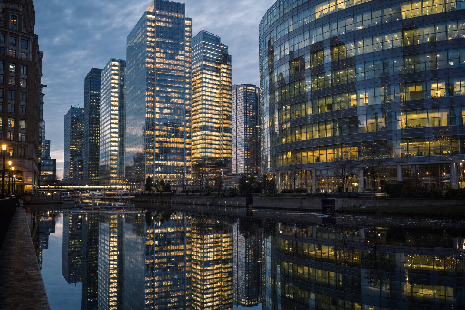 Photograph of a markets setting illustrating the AstraZeneca story