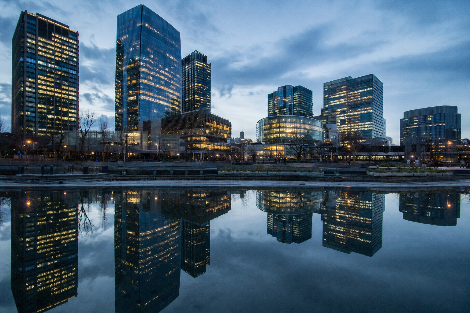 Photograph of a markets setting illustrating the AstraZeneca story