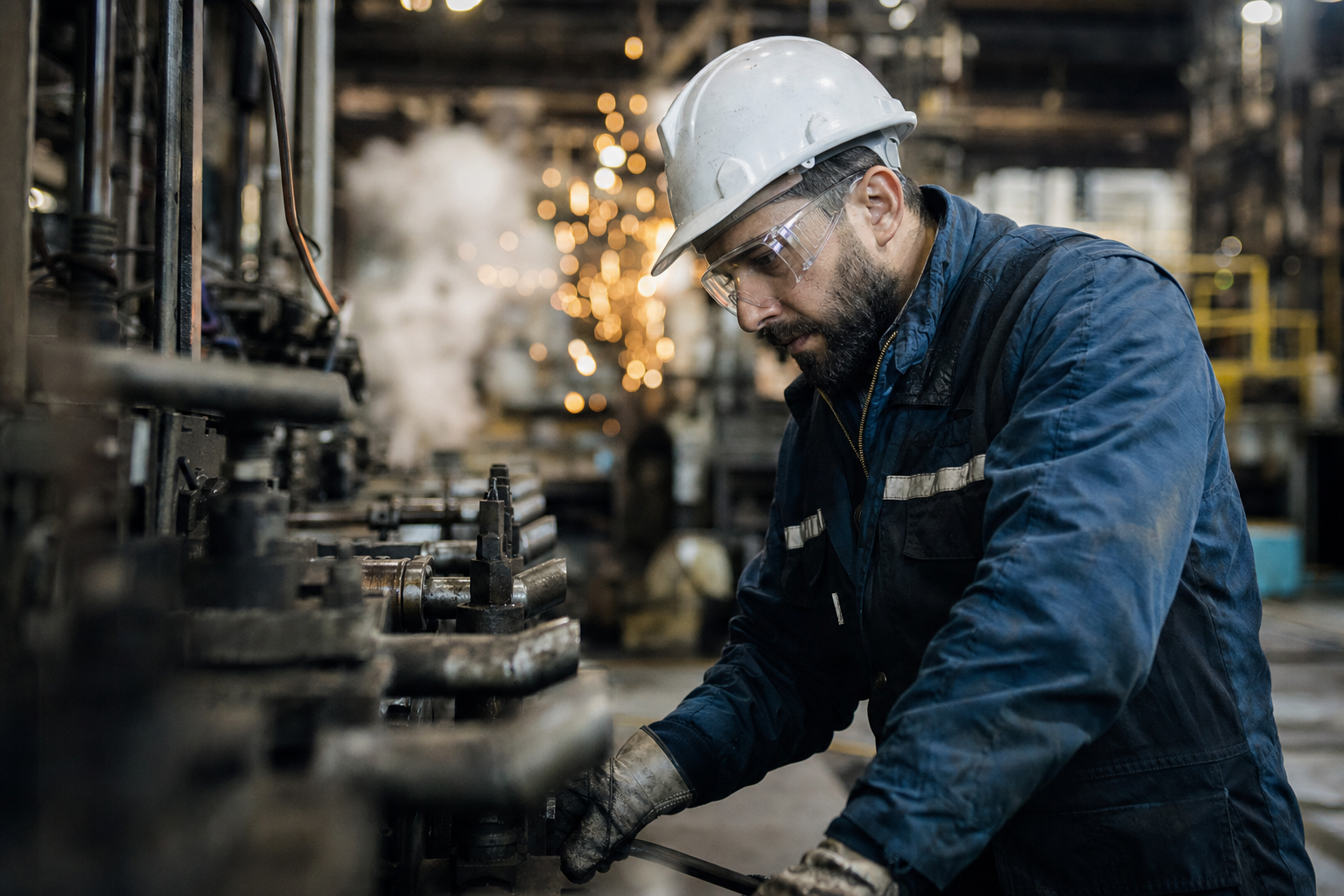 Photographie du secteur industriel illustrant l'article sur BOLLORE SE