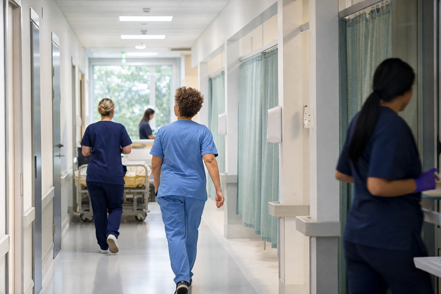 Photograph of a healthcare setting illustrating the Butterfly Network, Inc. story
