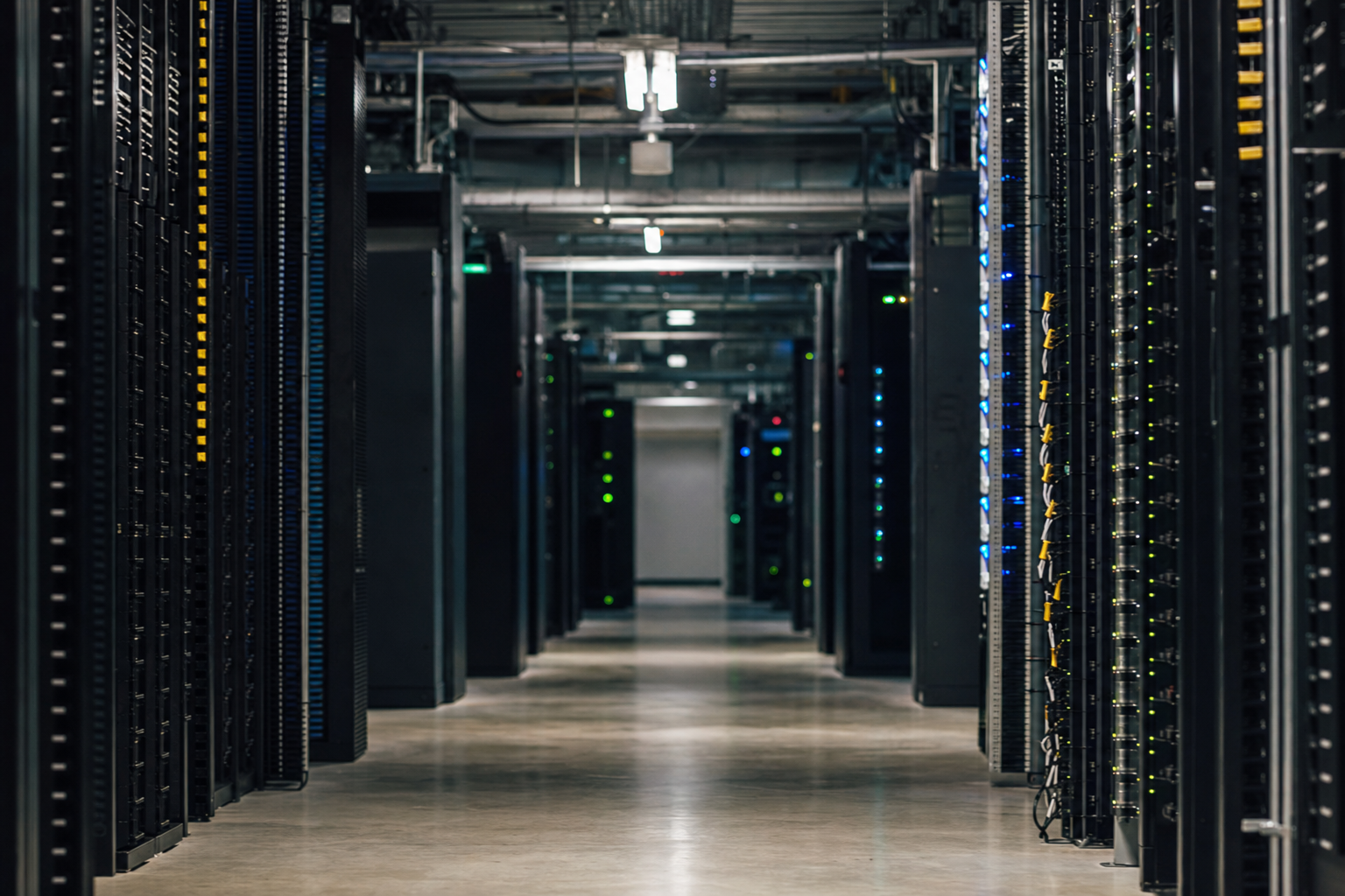 Photograph of a technology setting illustrating the CIENA CORP story