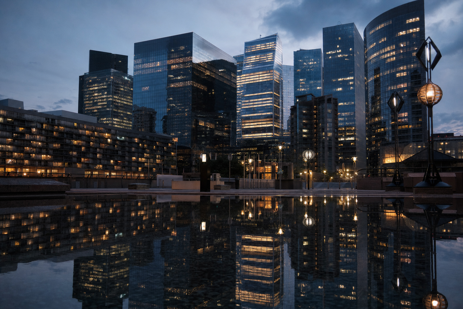 Photograph of a markets setting illustrating the Deutsche Bank story