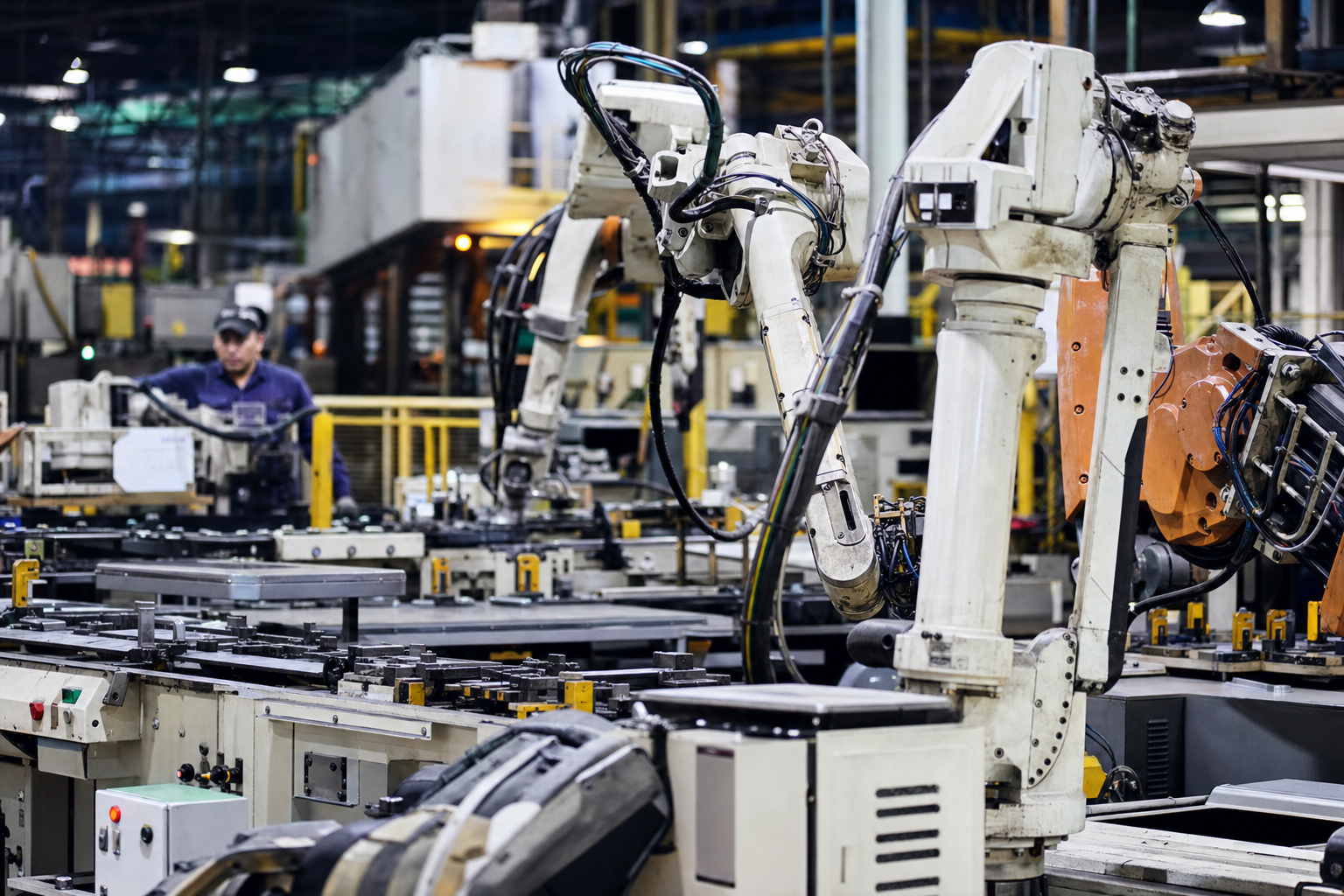 Photographie d'un environnement industriel illustrant l'histoire d'Enerpac Tool Group CORP
