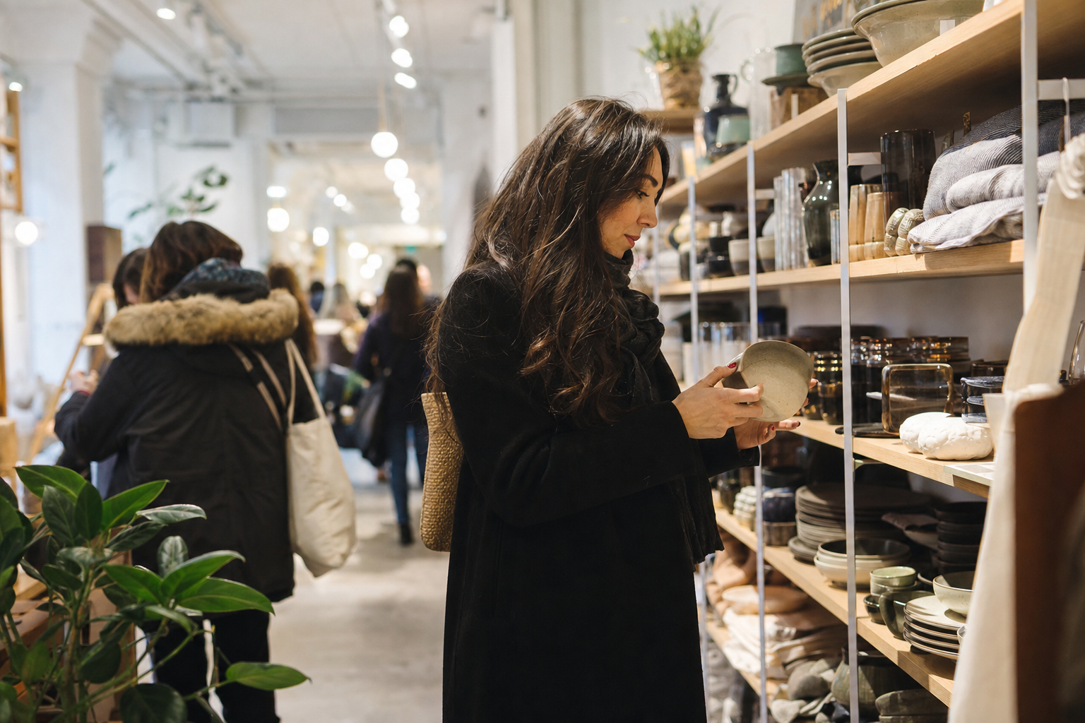 Photograph of a consumer setting illustrating the ETSY INC story