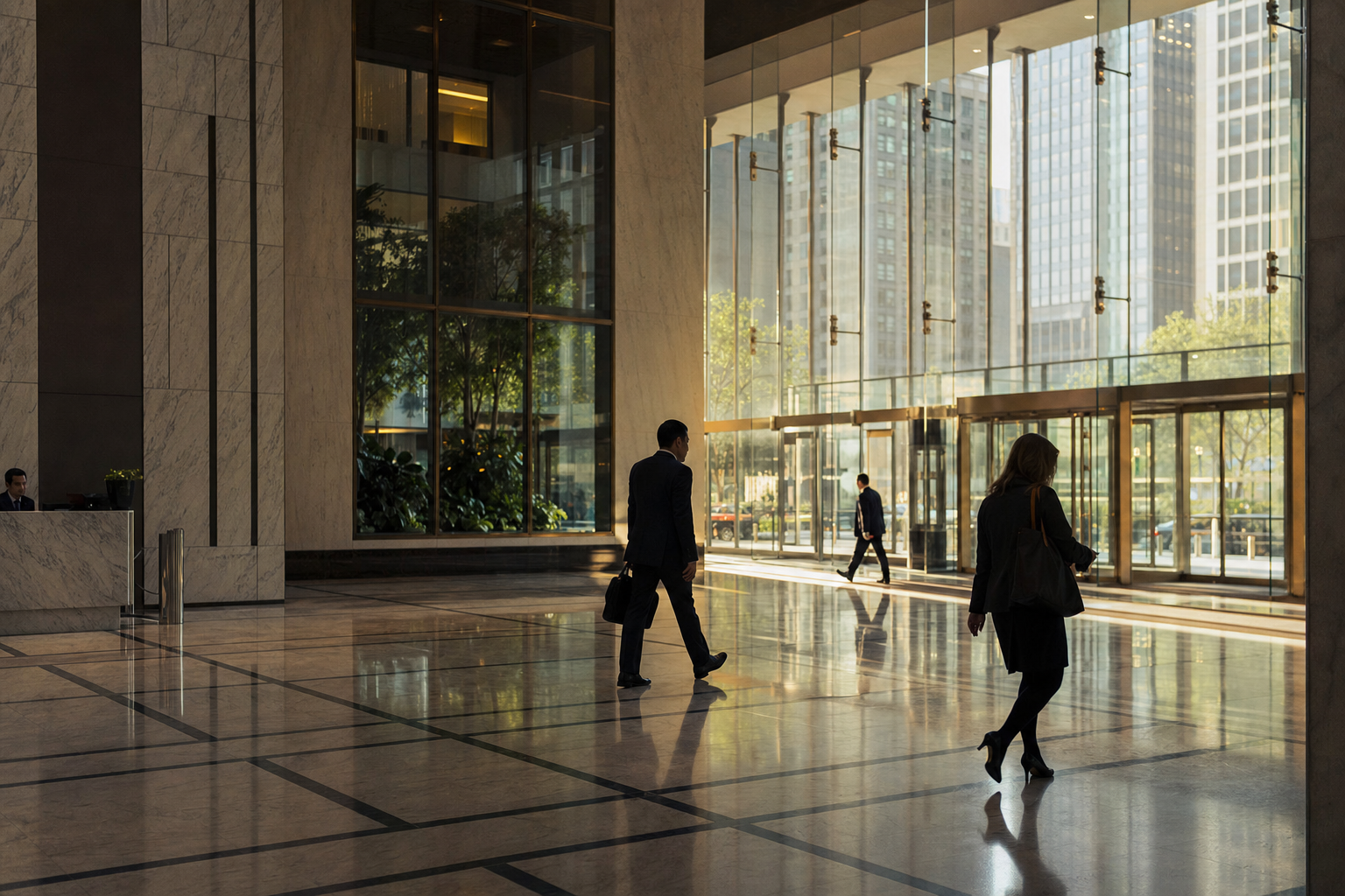 Photographie du secteur financier illustrant l'article sur <a href=