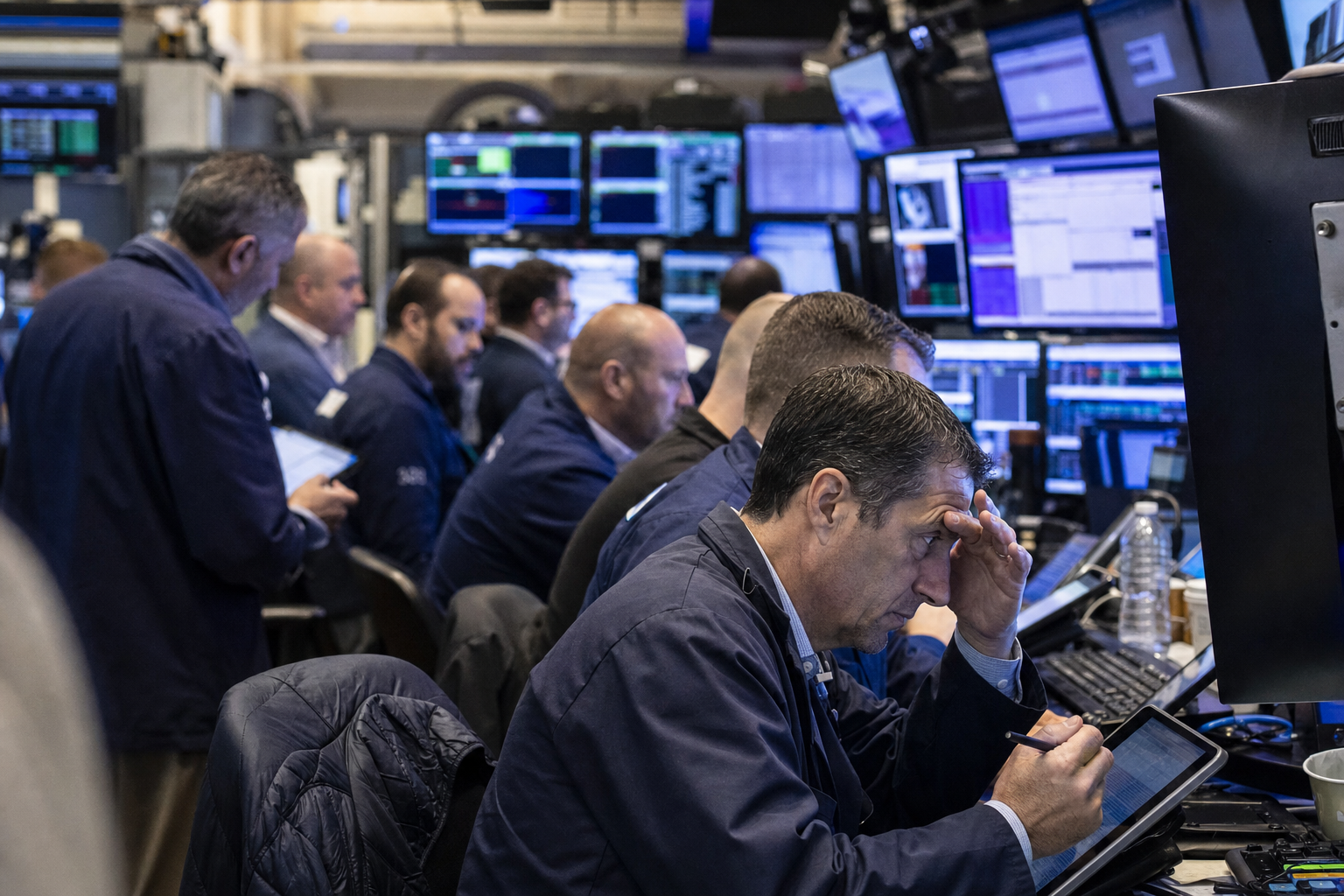 Photographie d'un cadre financier illustrant l'histoire de City Holding Co
