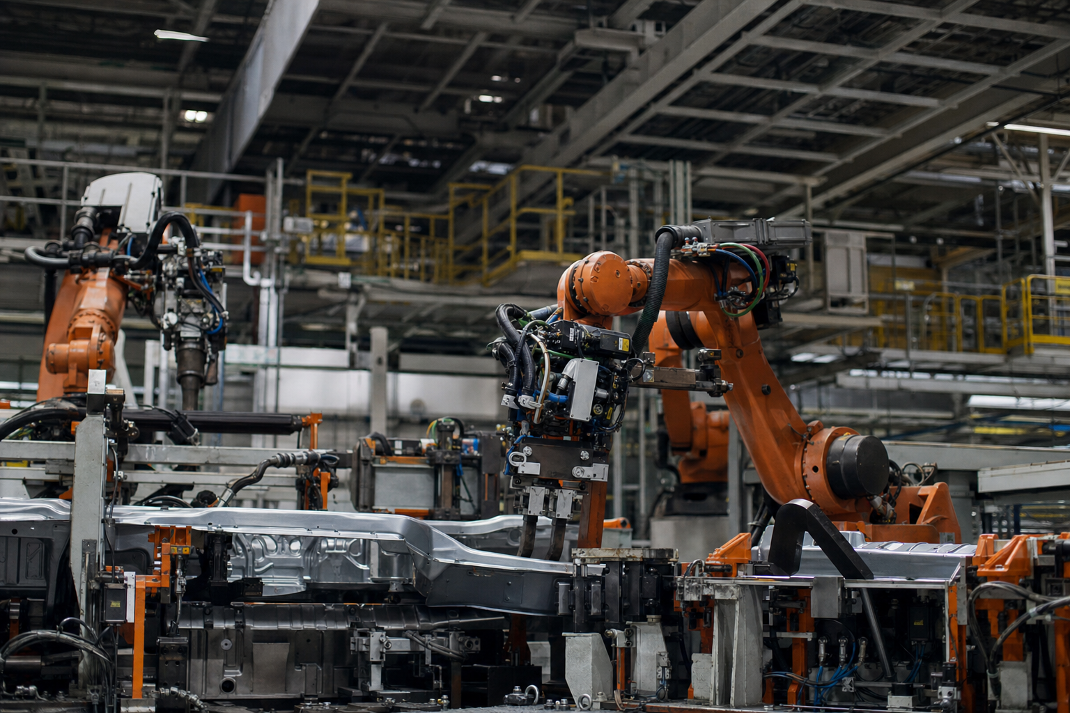 Photograph of a industrials setting illustrating the GETLINK SE story