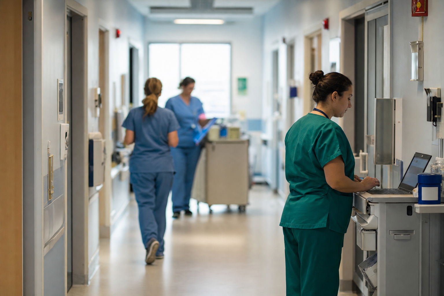 Photograph of a healthcare setting illustrating the GSK plc story