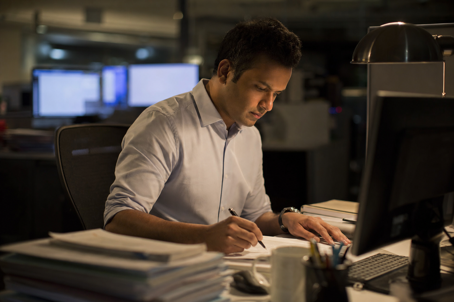 Photograph from the markets sector illustrating the HSBC insider-trading story