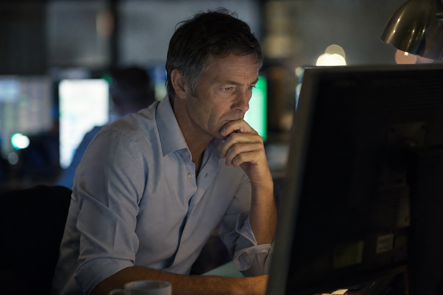 Photograph from the markets sector illustrating the HSBC insider-trading story