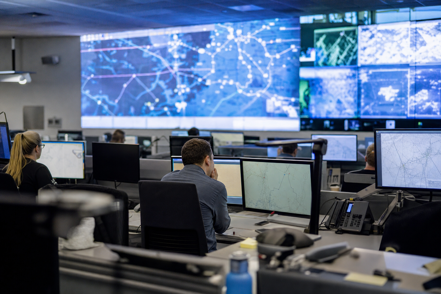 Photographie du secteur des telecoms illustrant l'article sur <a href=