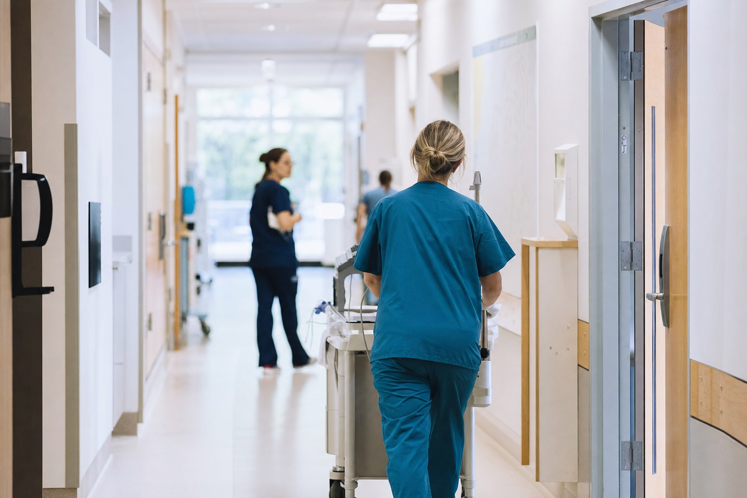 Photograph of a healthcare setting illustrating the Immunome Inc. story