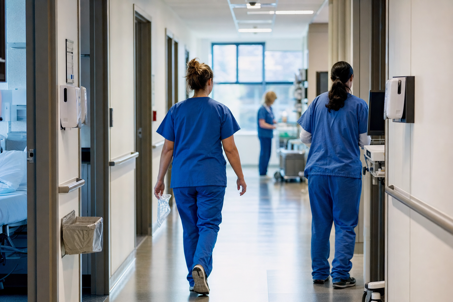Photograph of a healthcare setting illustrating the IPSEN SA story