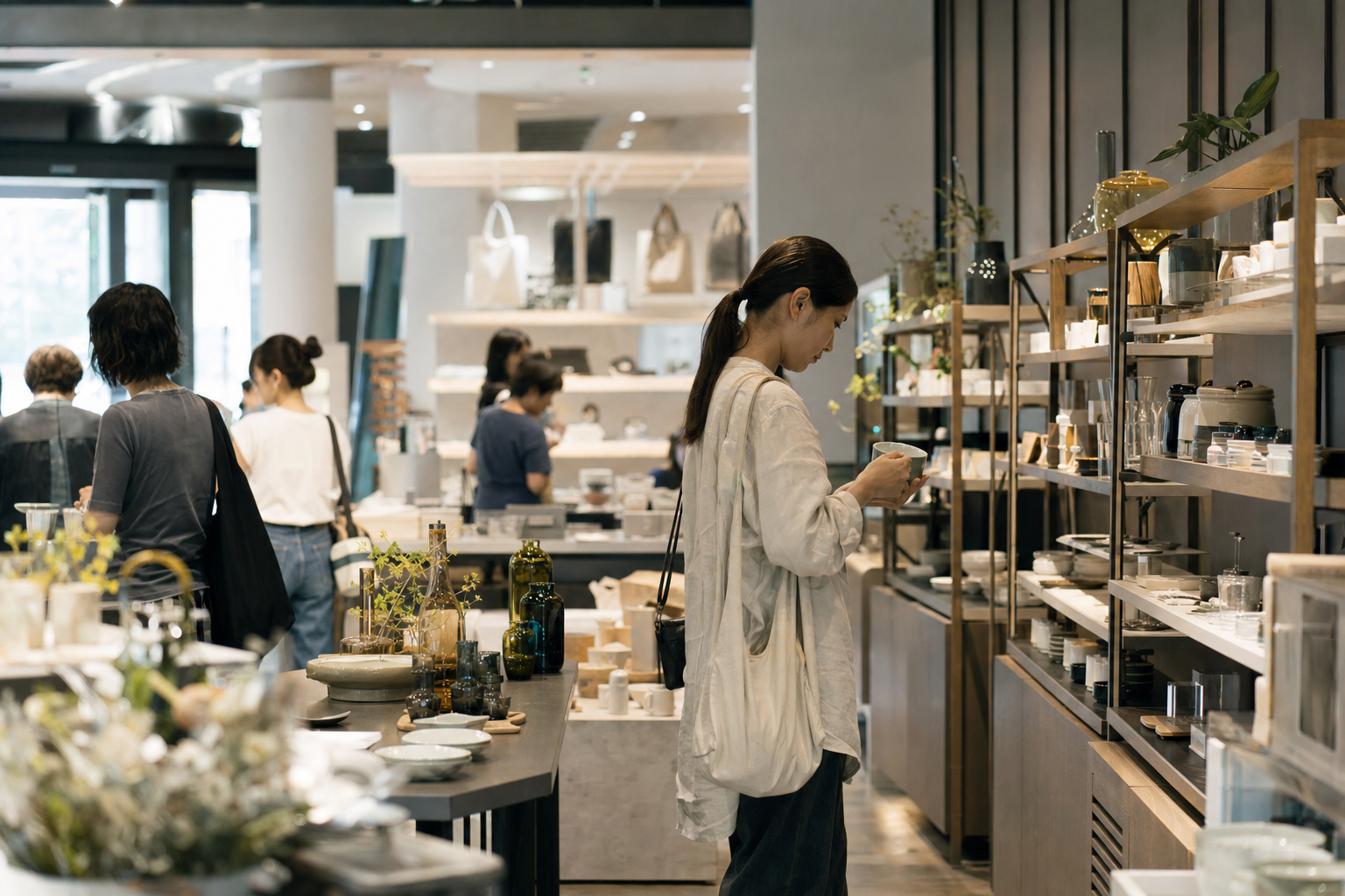 Photograph of a consumer setting illustrating the LDC story
