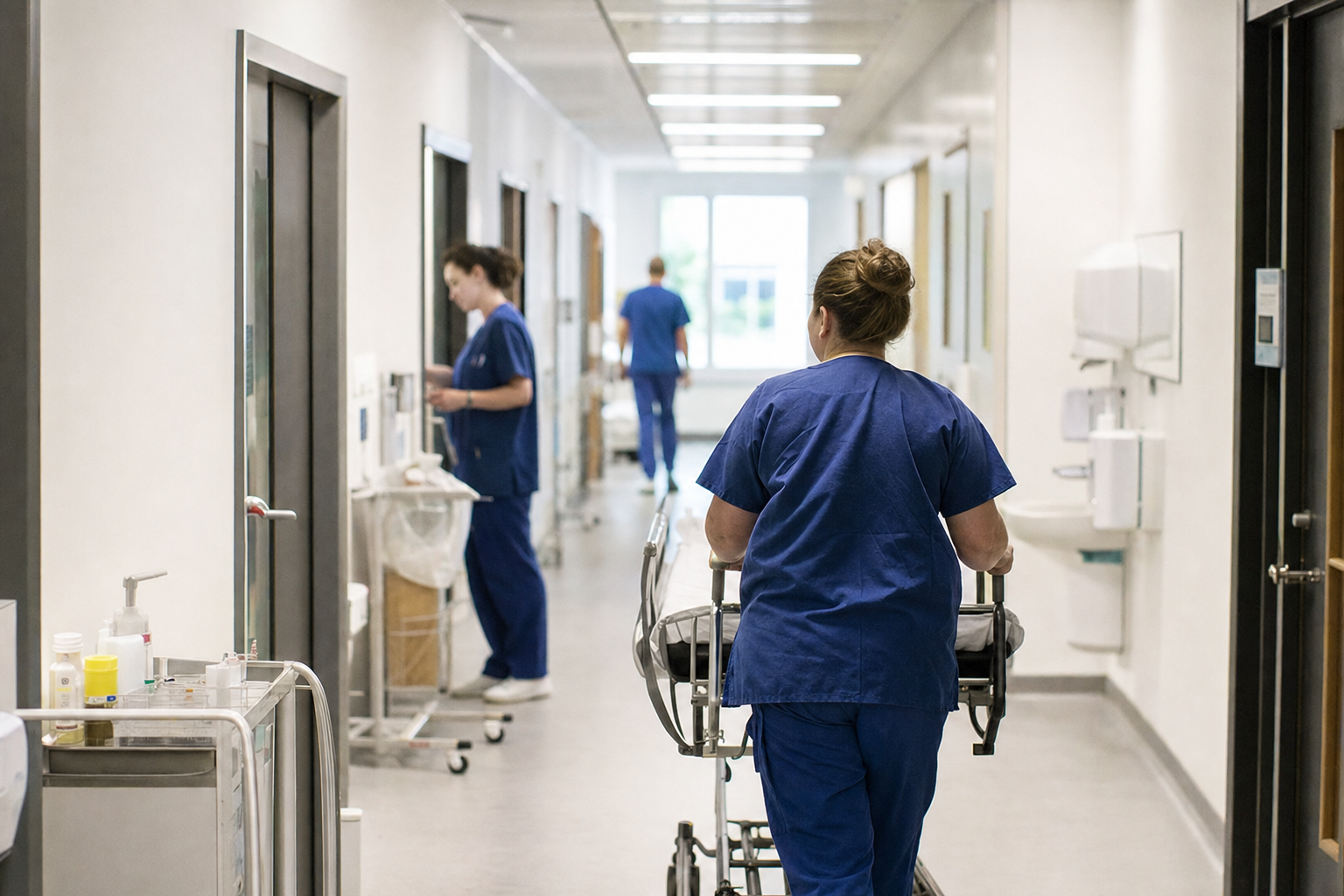 Photograph of a healthcare setting illustrating the LivaNova PLC story