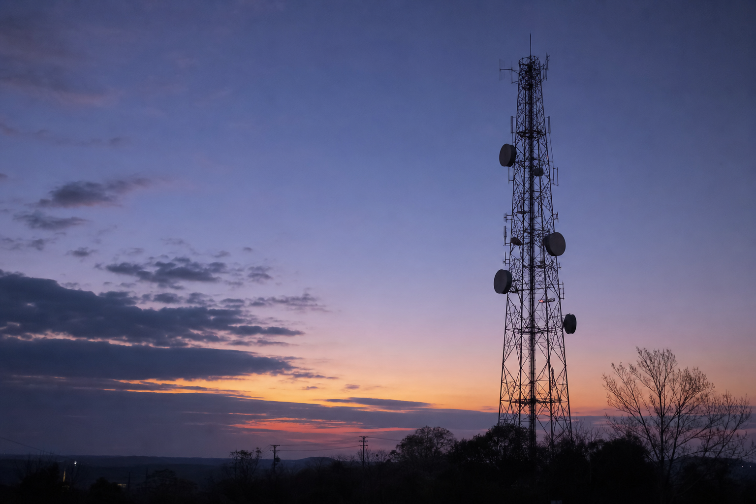 Photograph of a communications setting illustrating the NETFLIX INC story