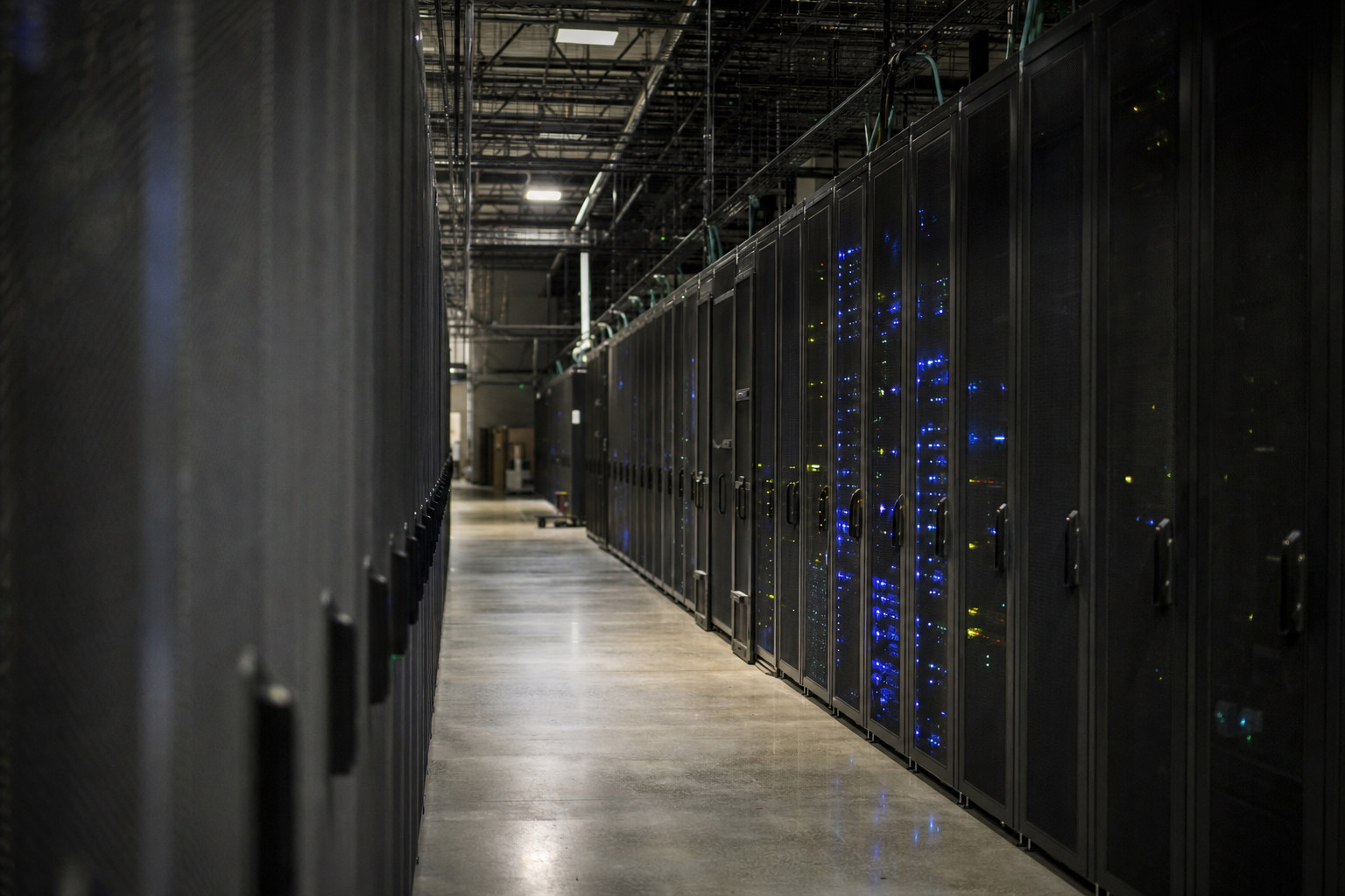 Photograph of a technology setting illustrating the OVH GROUPE story