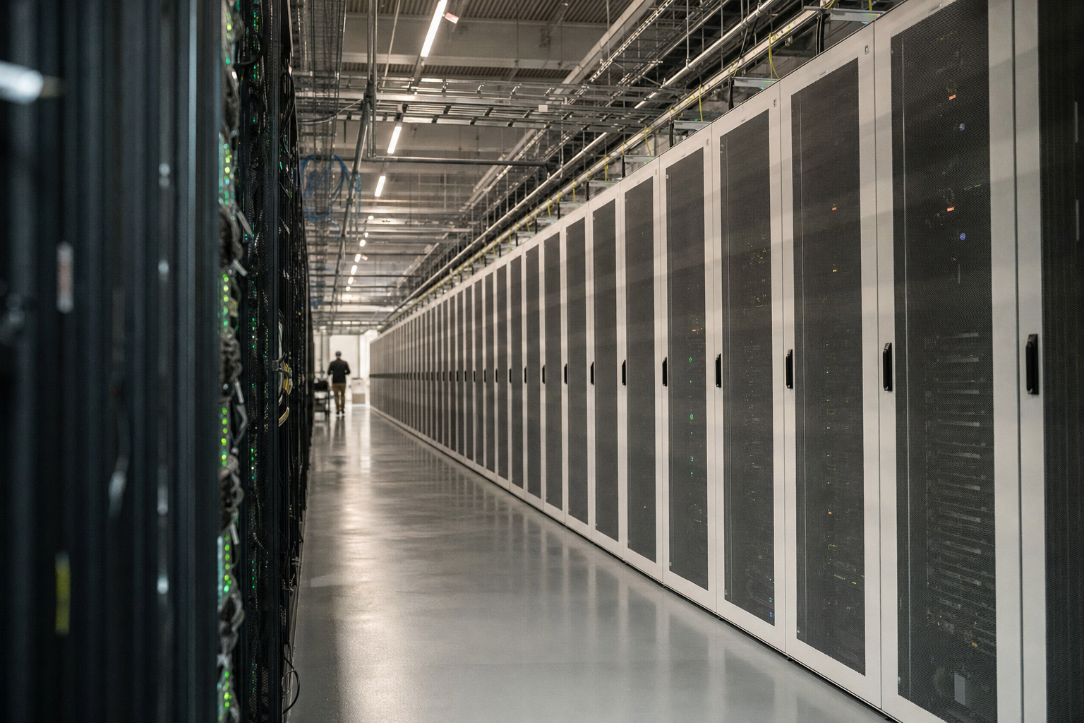 Photograph of a technology setting illustrating the OVH GROUPE story