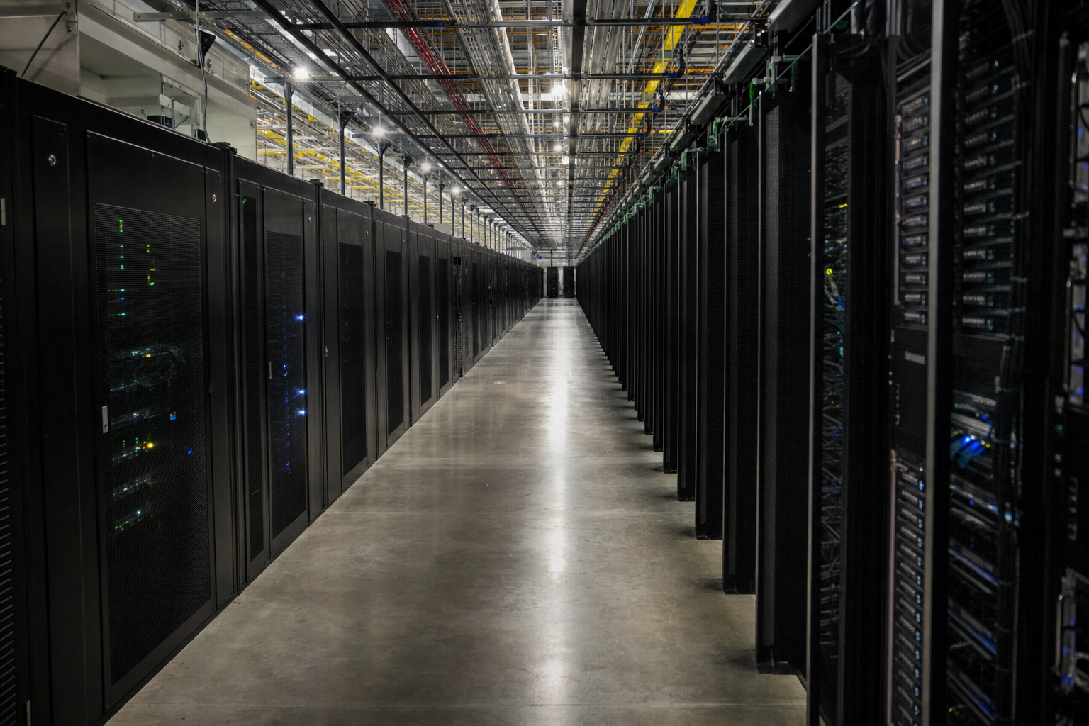 Photograph of a technology setting illustrating the OVH GROUPE story