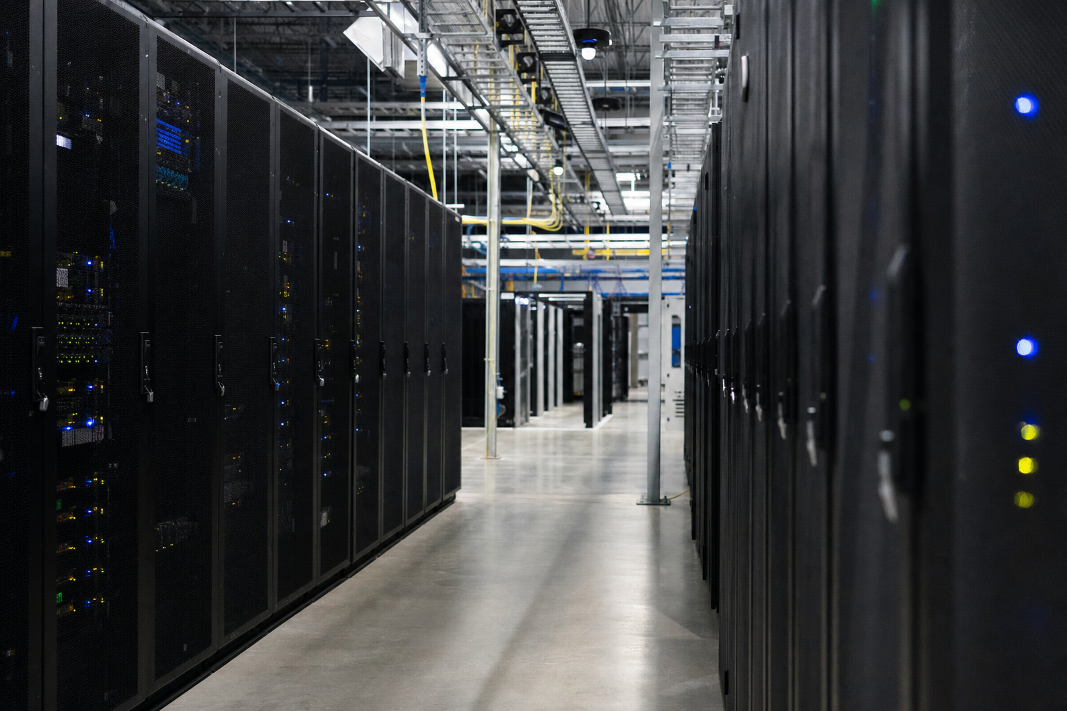 Photograph of a technology setting illustrating the OVH GROUPE story