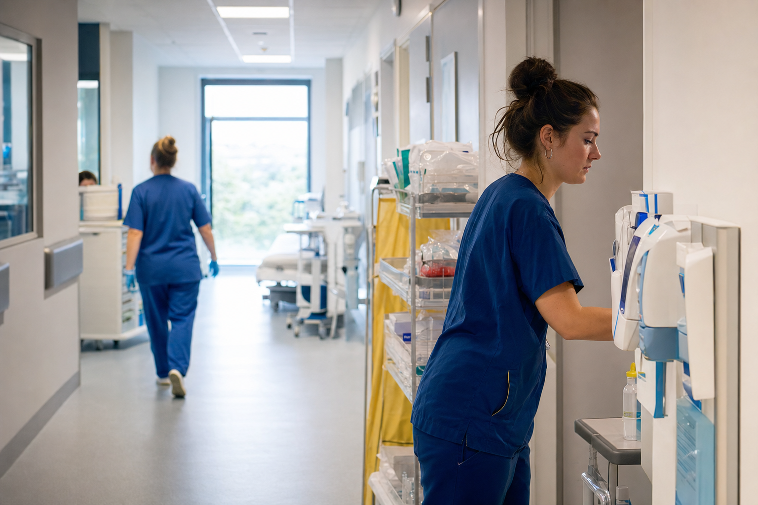 Photograph of a healthcare setting illustrating the PREDILIFE story