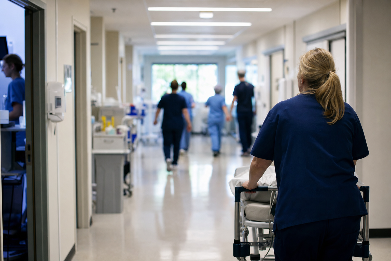 Photograph of a healthcare setting illustrating the <a href=