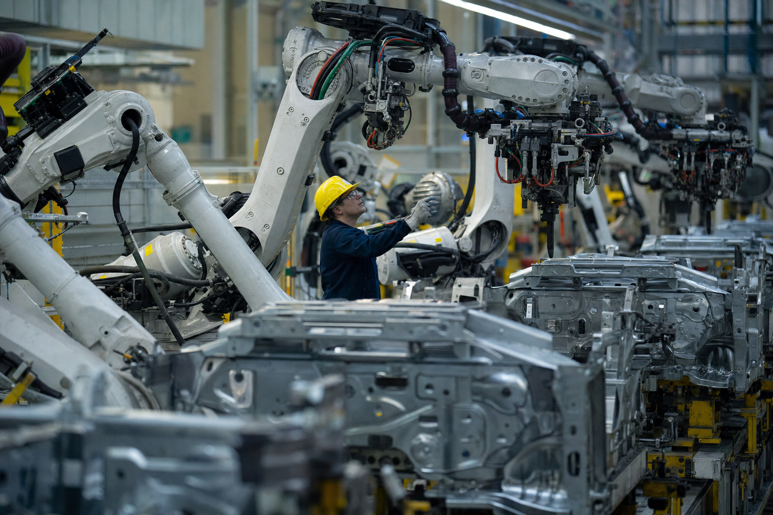 Photograph of a industrials setting illustrating the RENAULT story