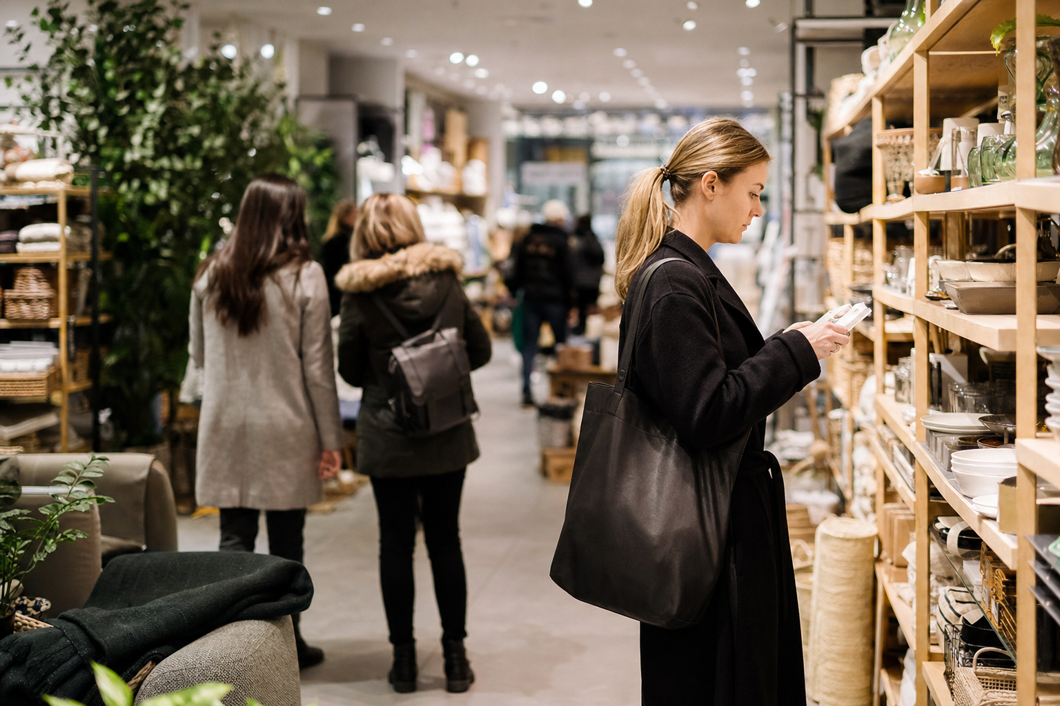 Photograph of a consumer setting illustrating the Roche Bobois SA story