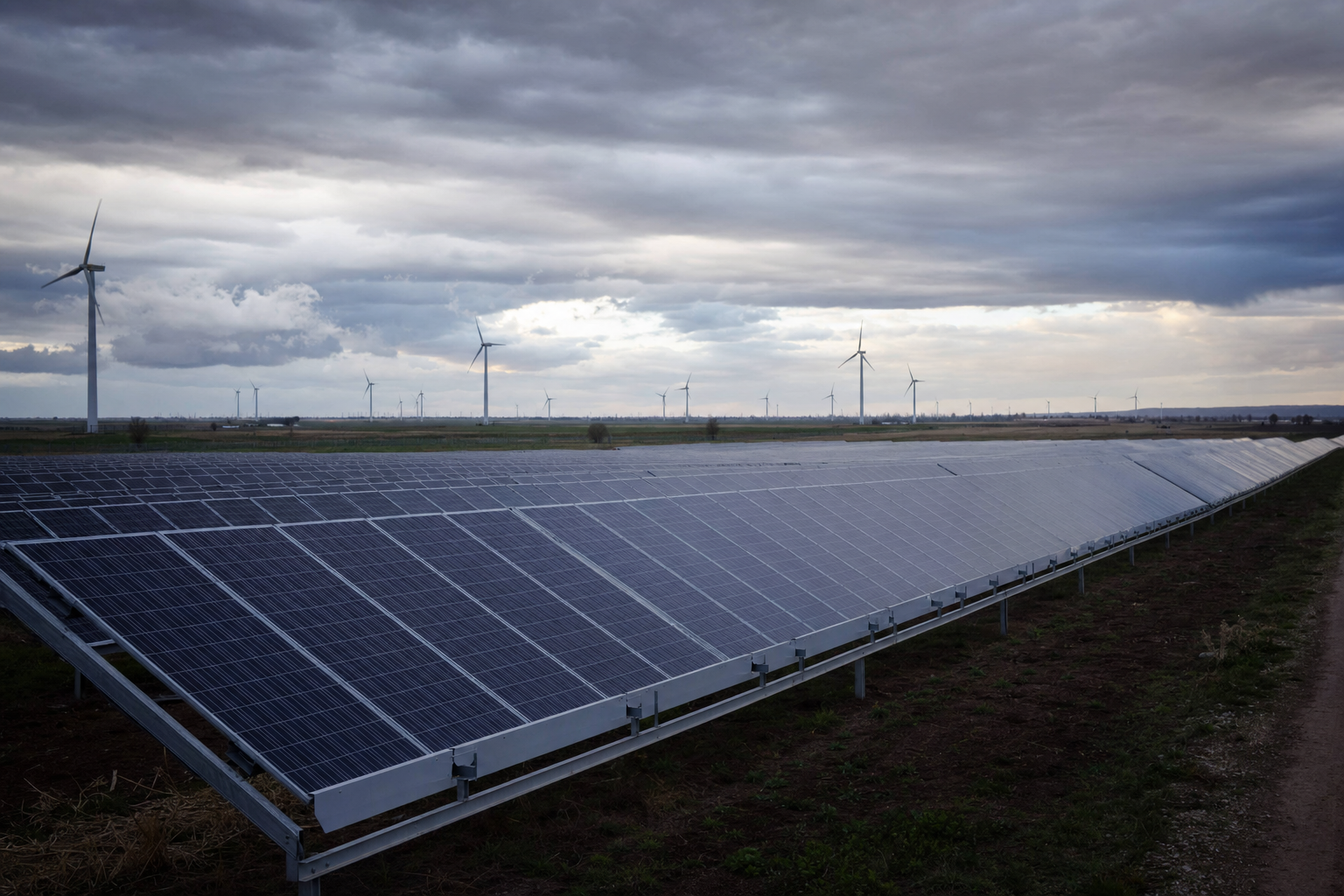 Photograph of a energy setting illustrating the Seche Environnement story