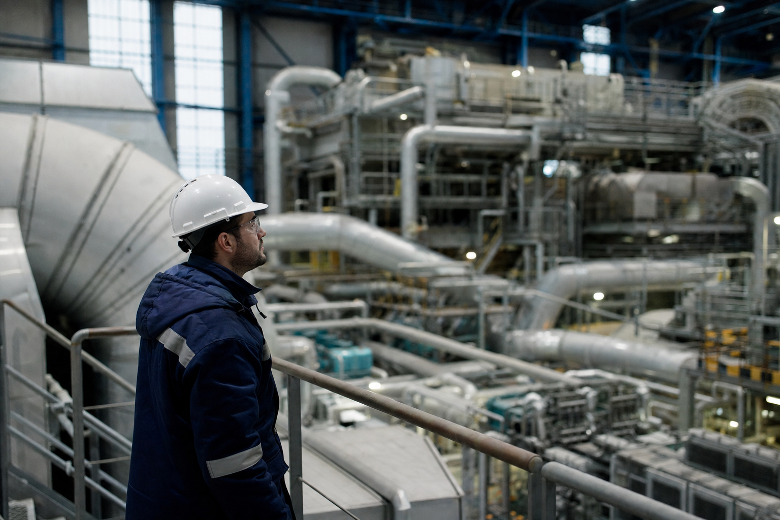 Photograph from the energy sector illustrating the <a href=