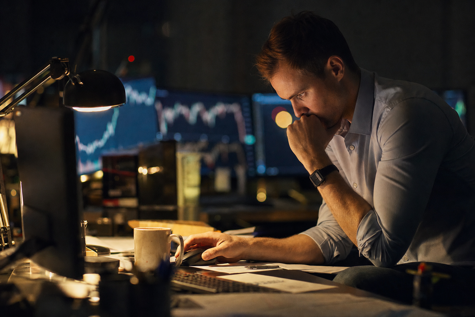 Photograph from the markets sector illustrating the Shell insider-trading story