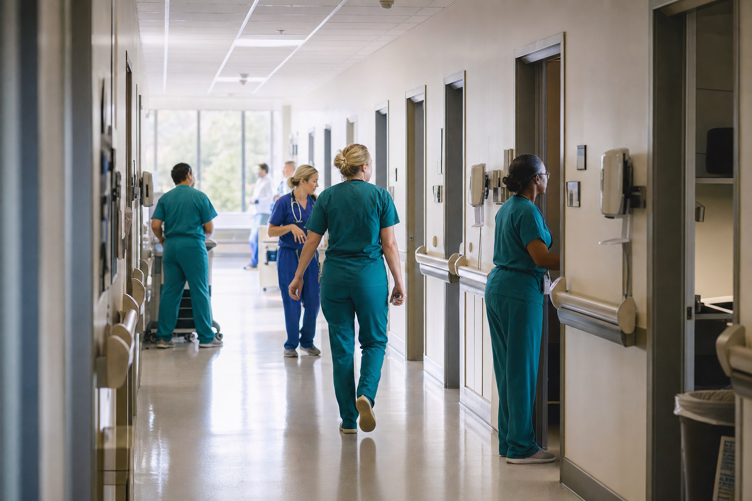 Photograph of a healthcare setting illustrating the Tenet Healthcare CORP story