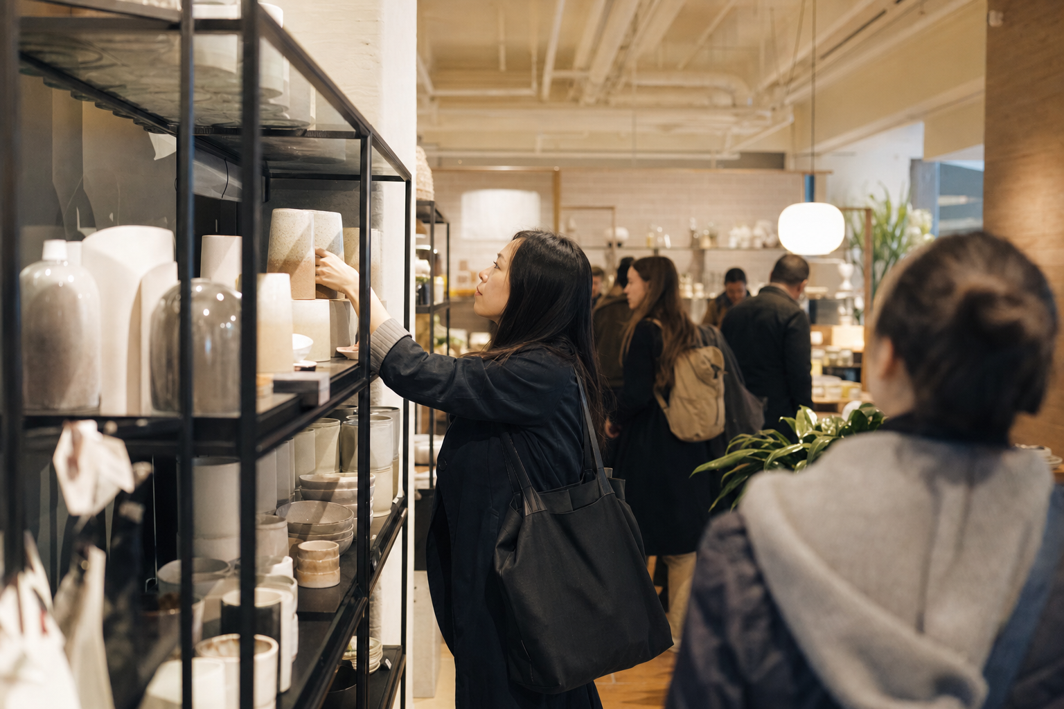 Photograph of a consumer setting illustrating the TheRealReal, Inc. story