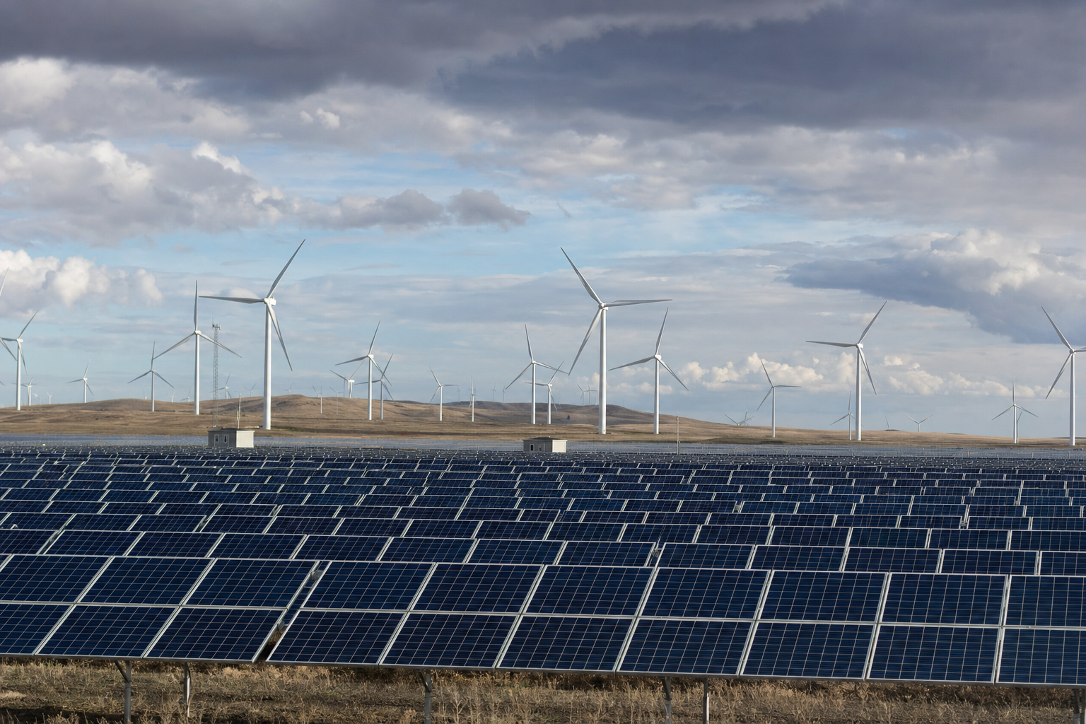 Photograph of a energy setting illustrating the Totalenergies SE story