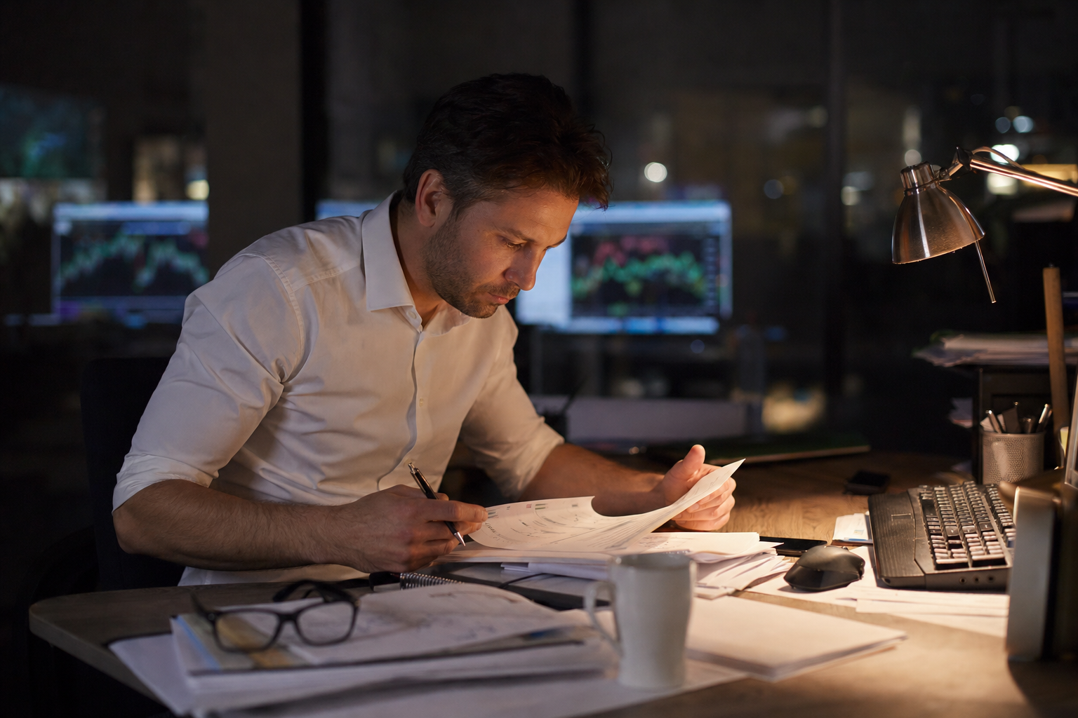 Photograph from the markets sector illustrating the TransUnion insider-trading story