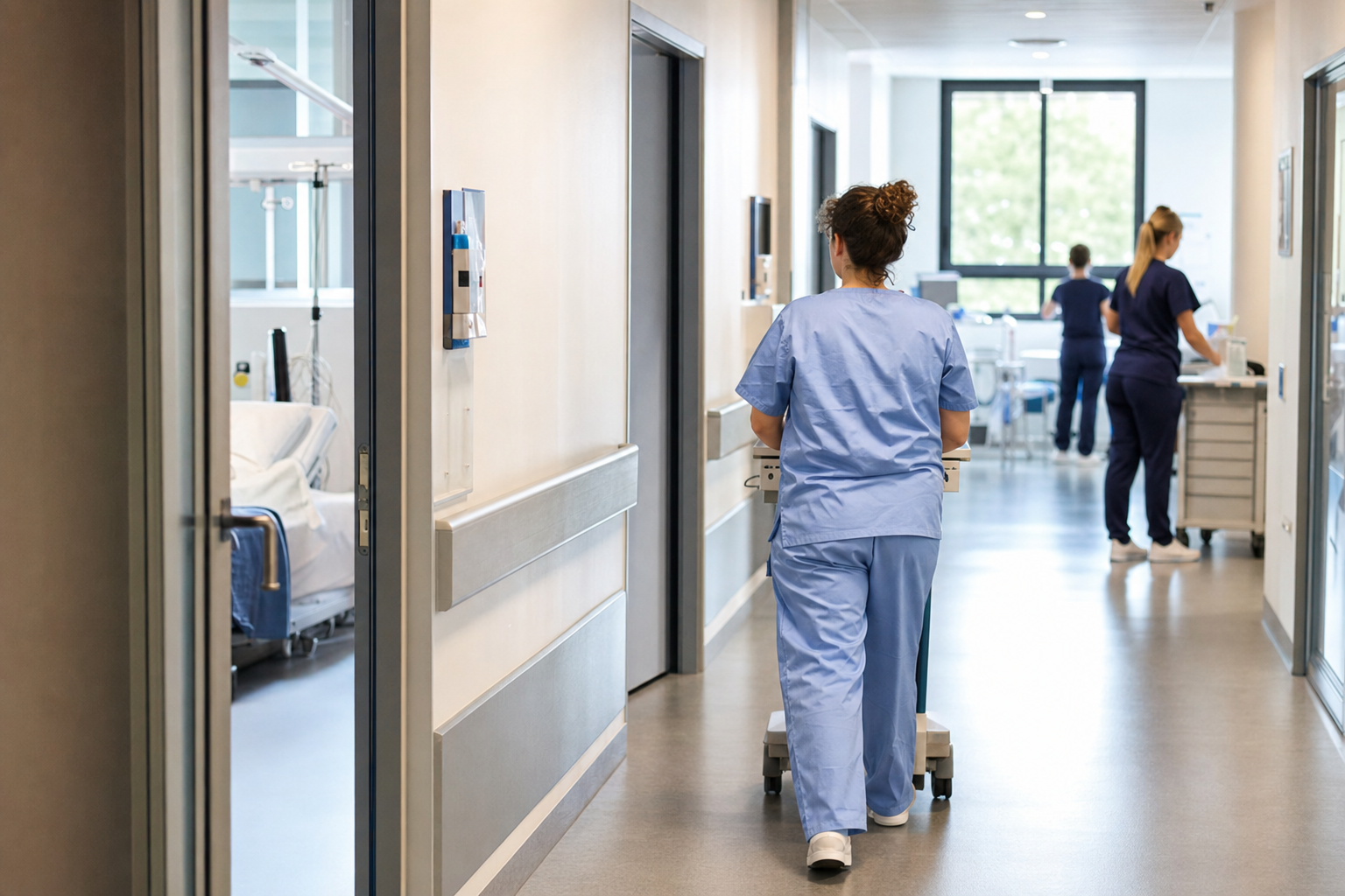 Photograph of a healthcare setting illustrating the Twist Bioscience Corp story