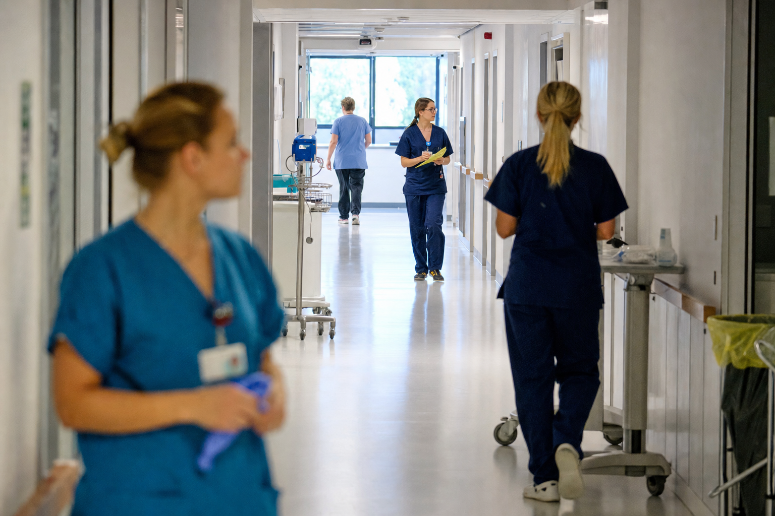 Photograph of a healthcare setting illustrating the Vimian Group AB story