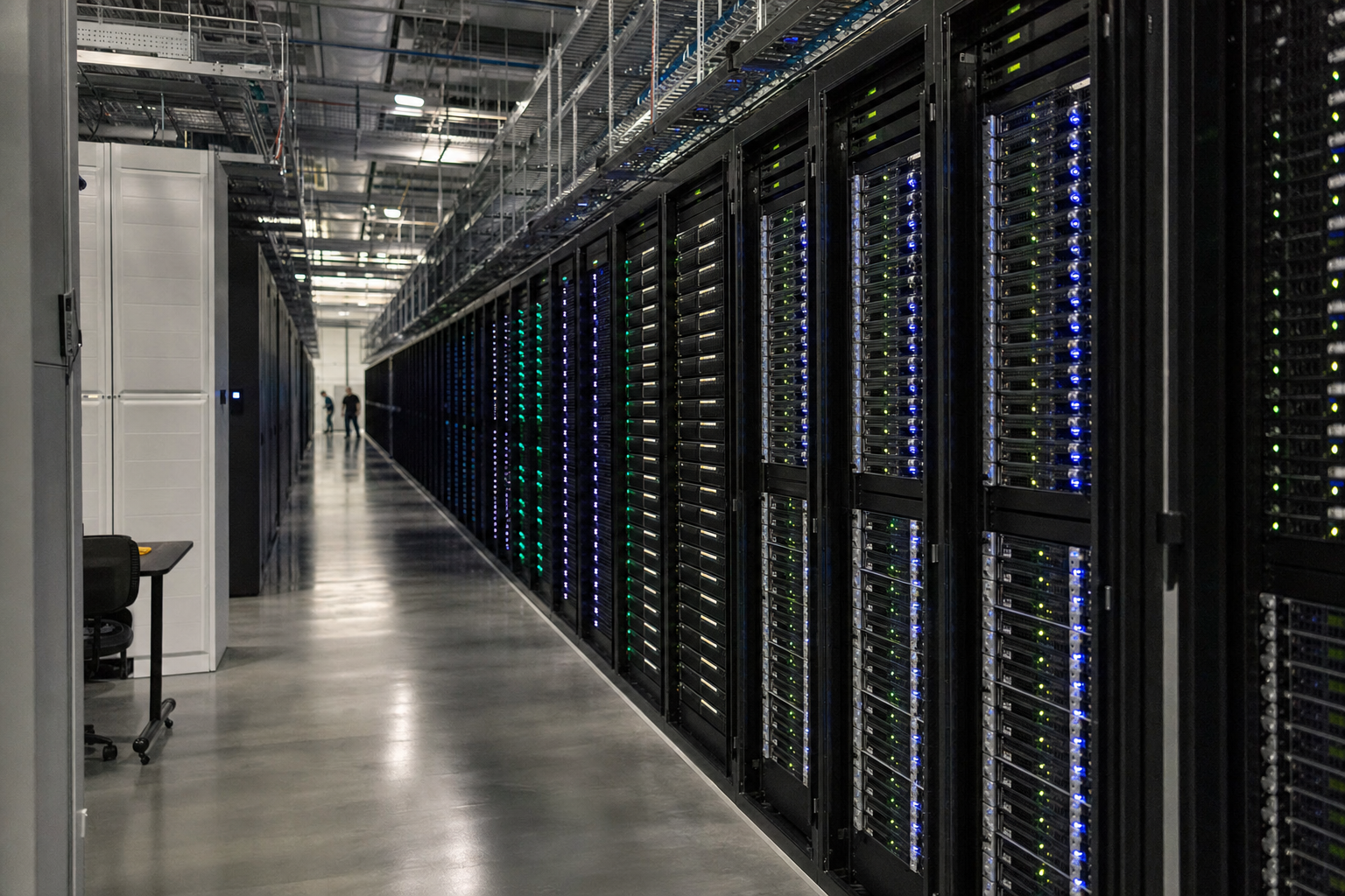 Photograph of a technology setting illustrating the Wealthfront CORP story