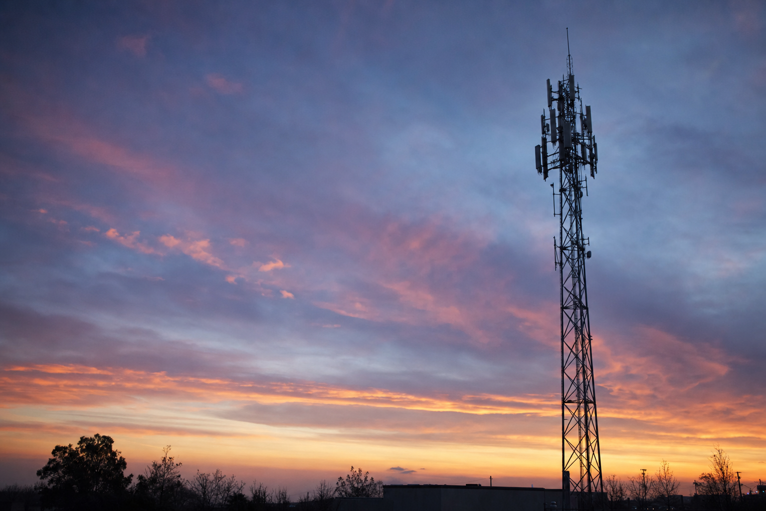 Photograph of a communications setting illustrating the Louis Hachette Group S.A. story