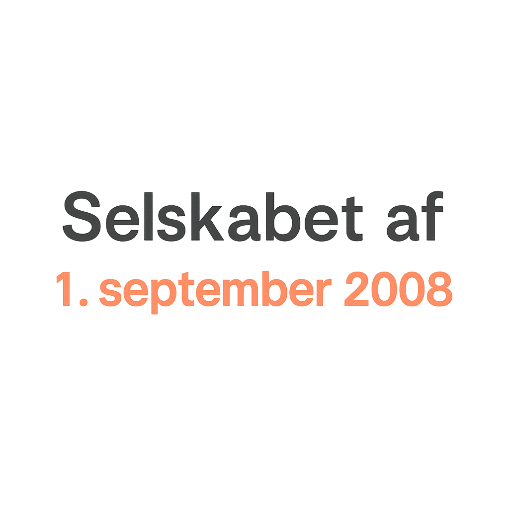 Selskabet af 1. september 2008