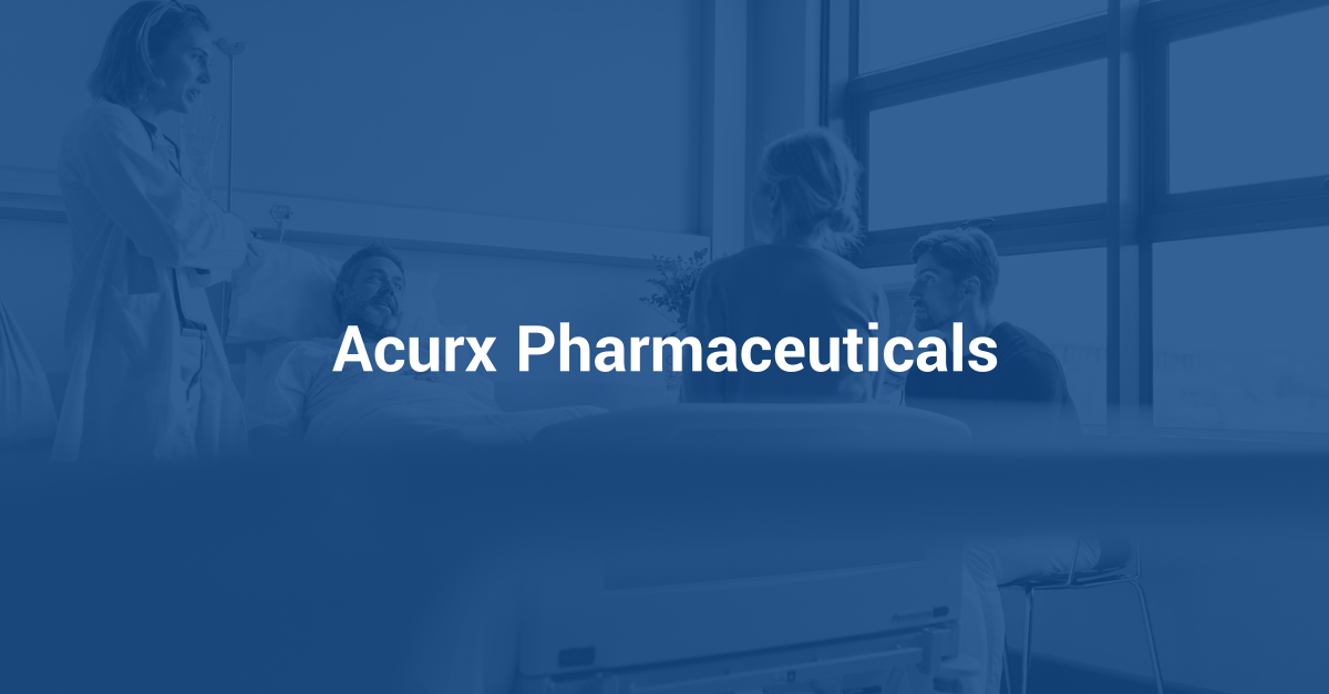 Acurx Pharmaceuticals, Inc.