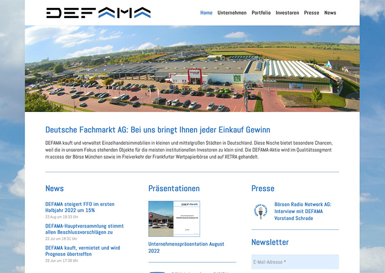 DEFAMA Deutsche Fachmarkt Aktiengesellschaft